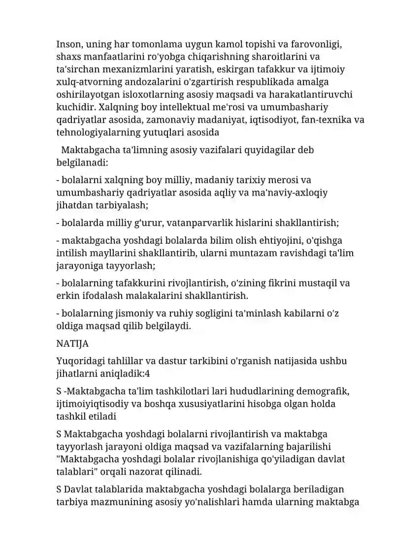 Maktabgacha yoshdagi bolalarning moslashuv ko’nikmalarini shakllantirish 3