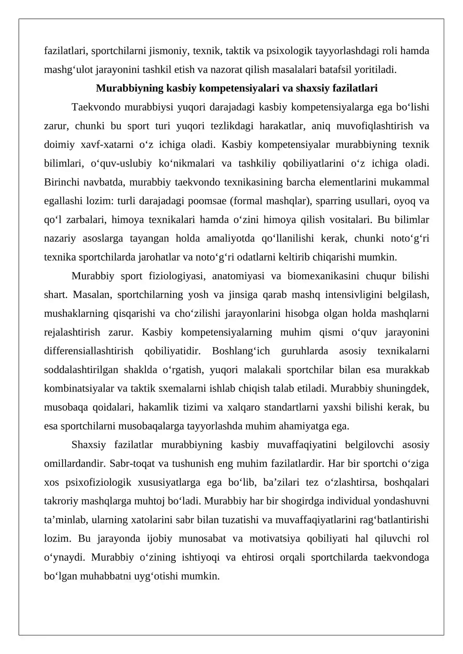 Murabbiyning roli va rahbarlik (boshqarish) 3