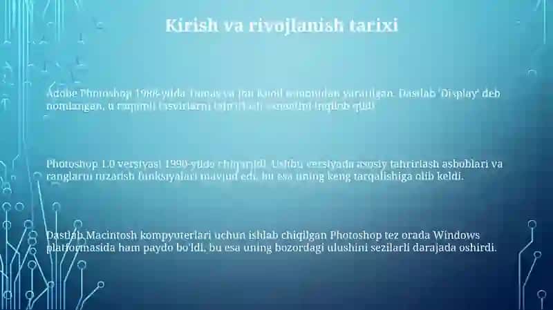 Adobe Photoshop dasturi 3