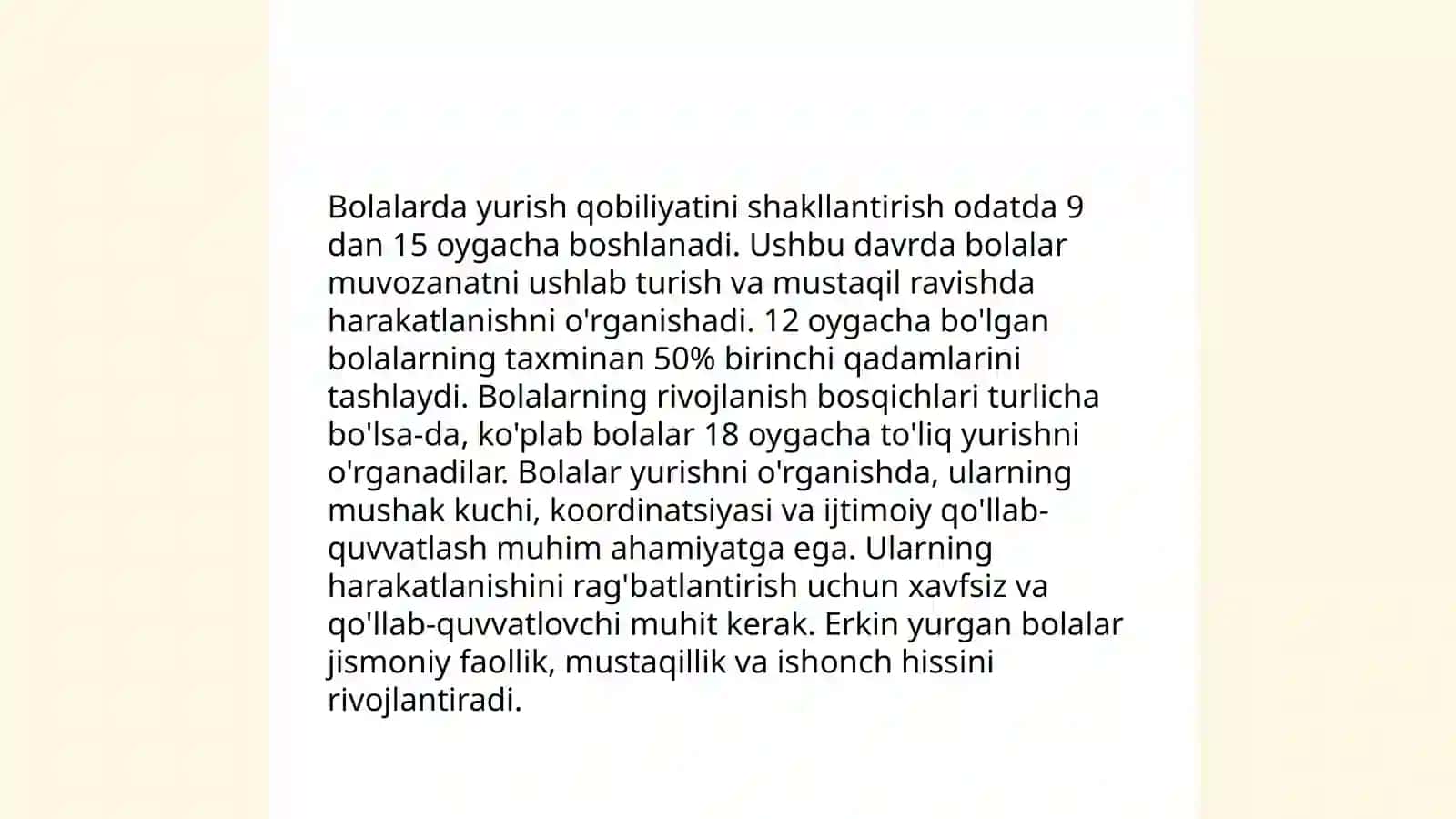 Bolalarni yurish turishi 3