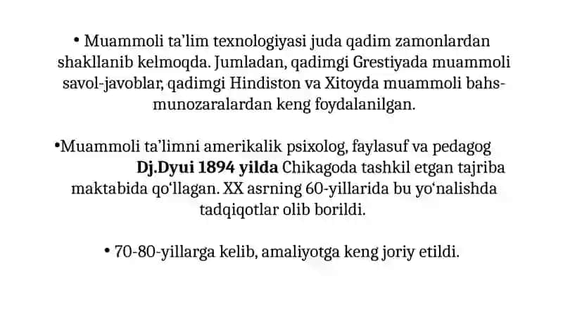 Muammoli ta'lim texnologiyasi 3