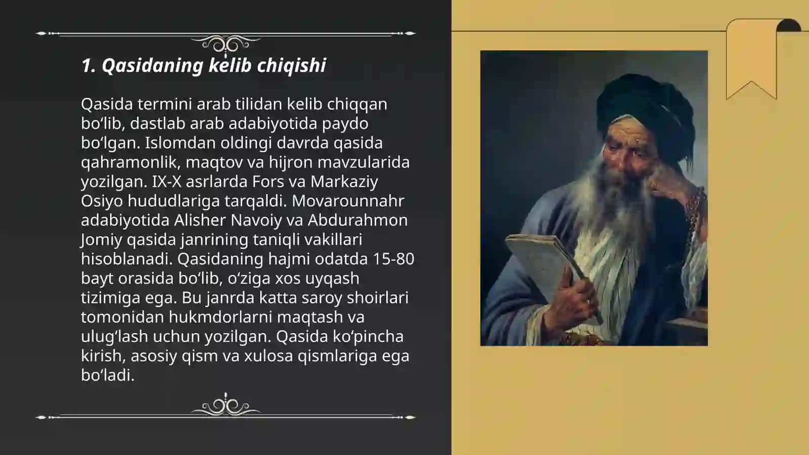 Arab Adabiyotida Qasida janri 3