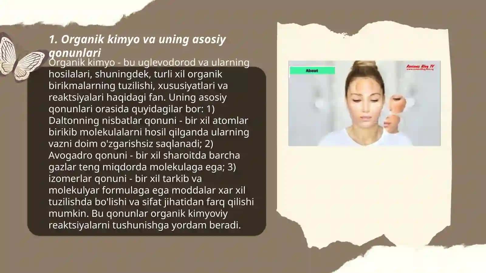 Organik kimyo fanining asosiy qonunlari hamda ularning ahamiyati haqida 3