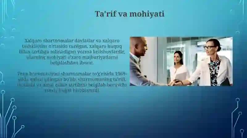 Xalqaro shartnomalarning asosiy turlari 3