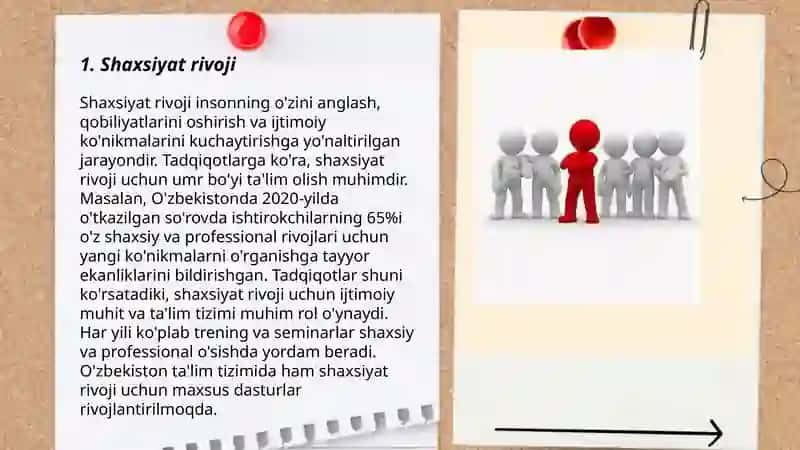 Shaxsiyat rivoji 3