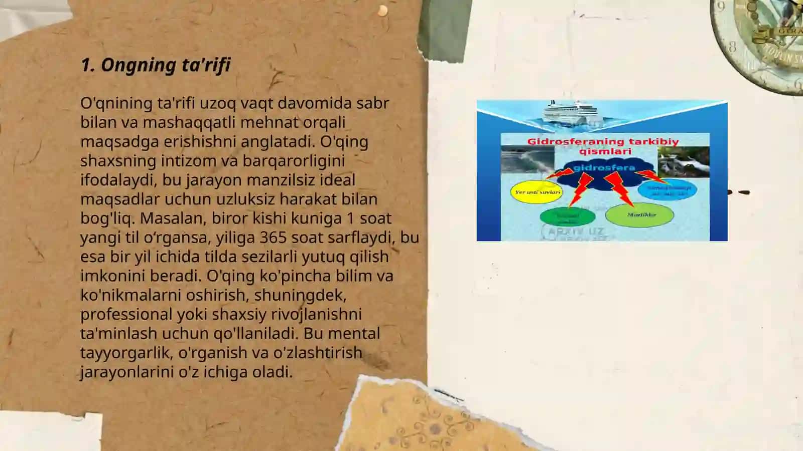 Ong haqida tushuncha va uning xossalari 3