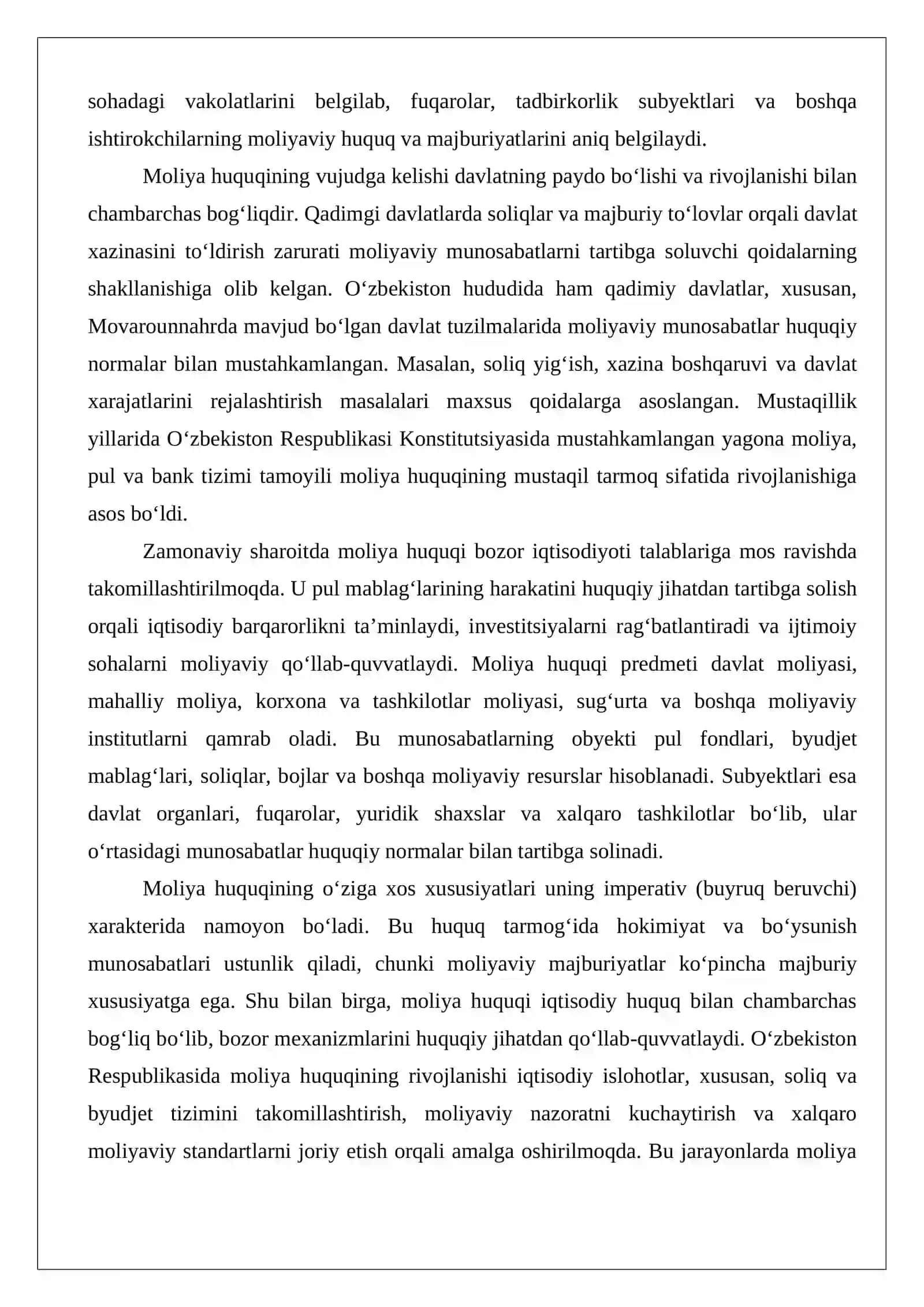 Moliya huquqi tushunchasi va predmeti 3