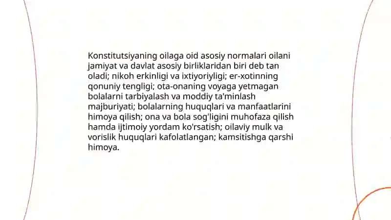 Konstitutsiyani Oila Huquqining Manbai 3