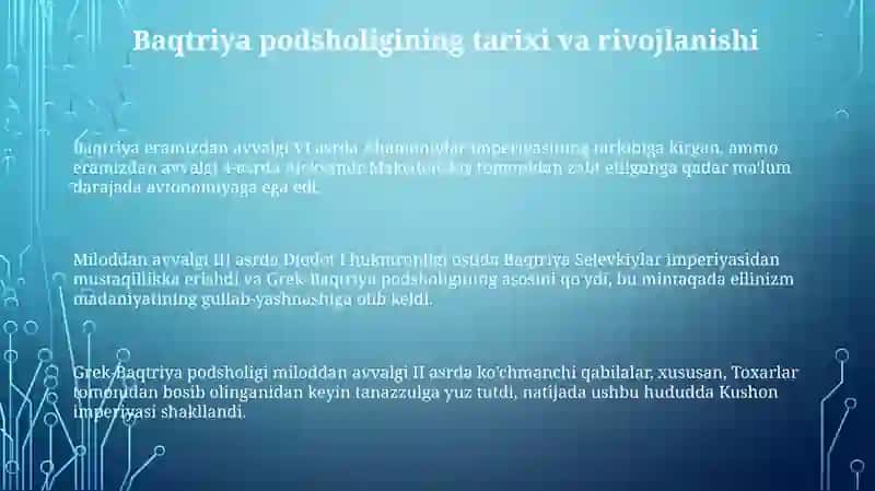 Qadimgi Baqtriya davlati 3
