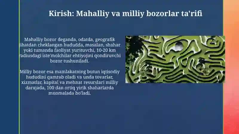 Mahalliy bozorda talab va taklif tahlili va bozor 3