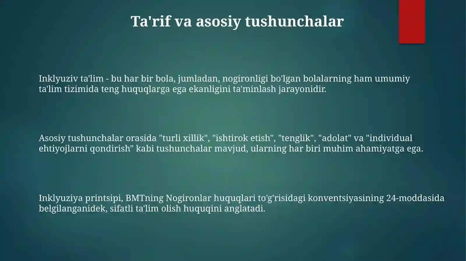 Inklyuziv ta’lim - dunyoqarash va ta’limiy konsepsiya sifatida 3