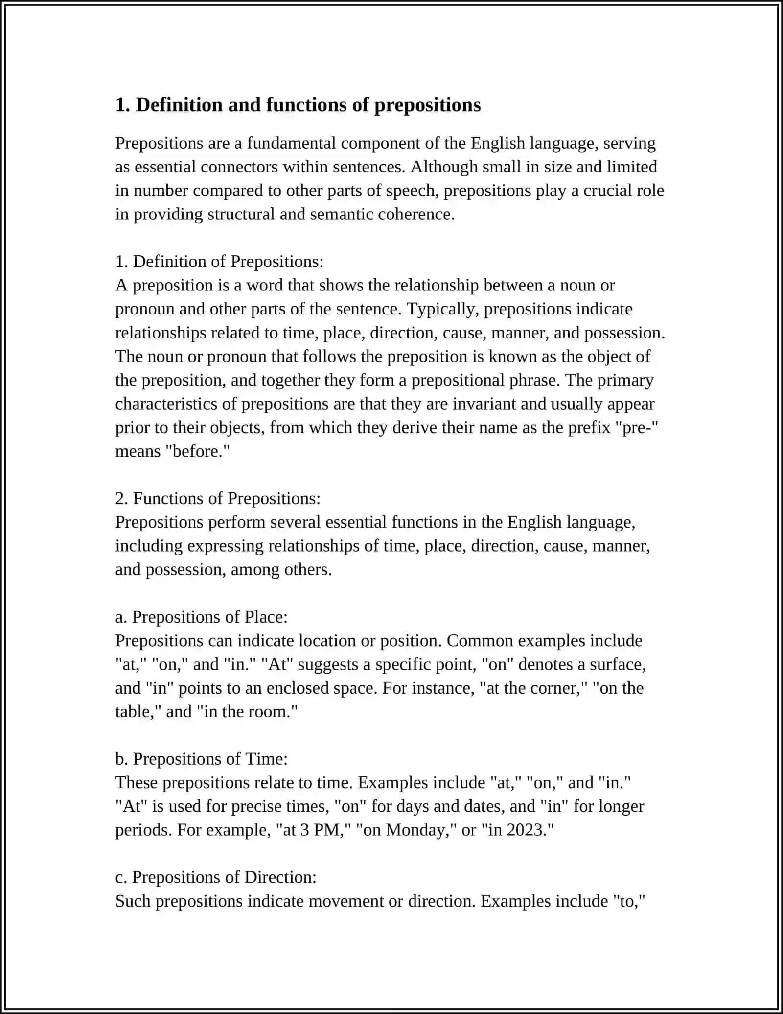 PREPOSITIONS 3