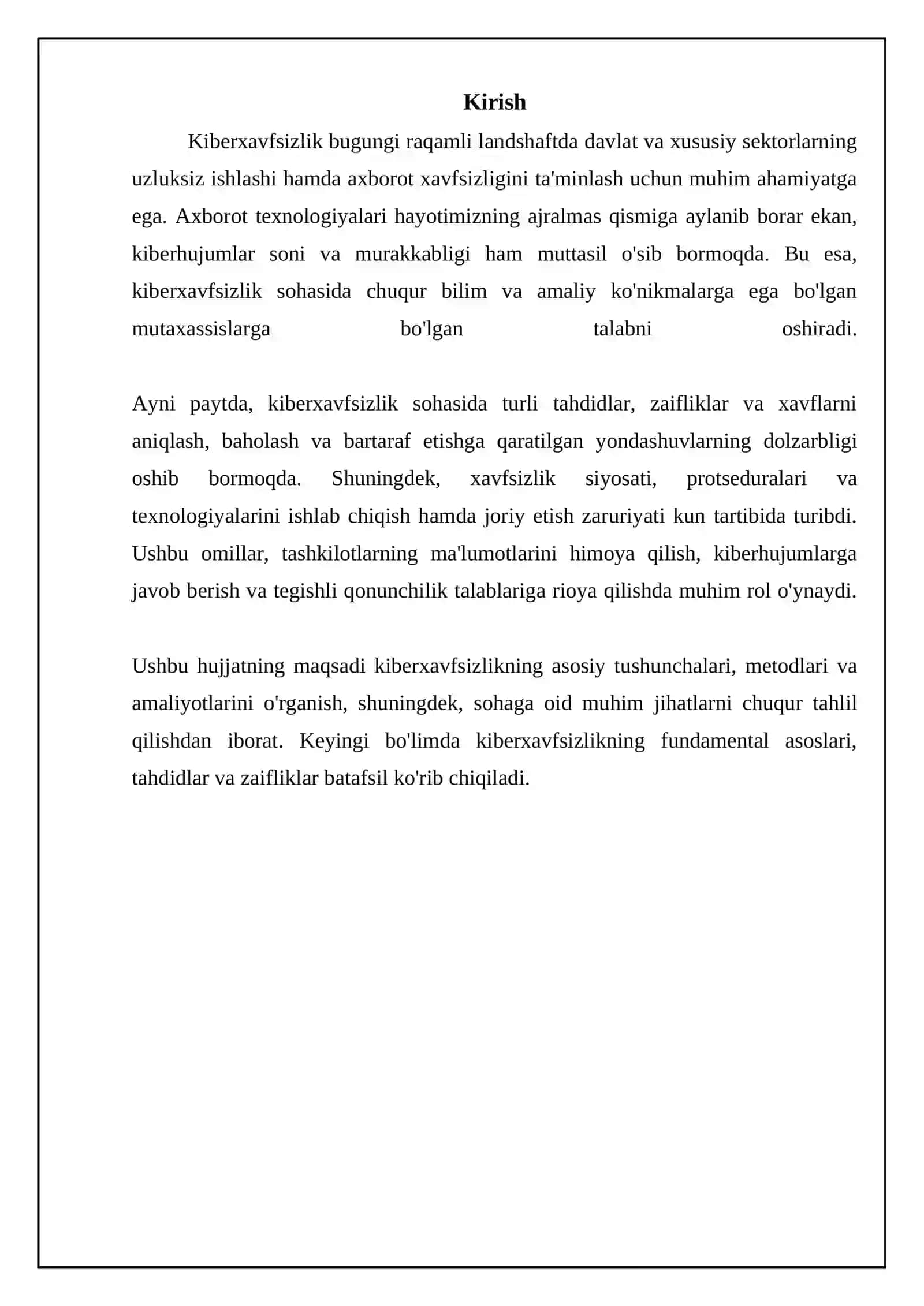 Kiberxavfsizlik asoslari 3