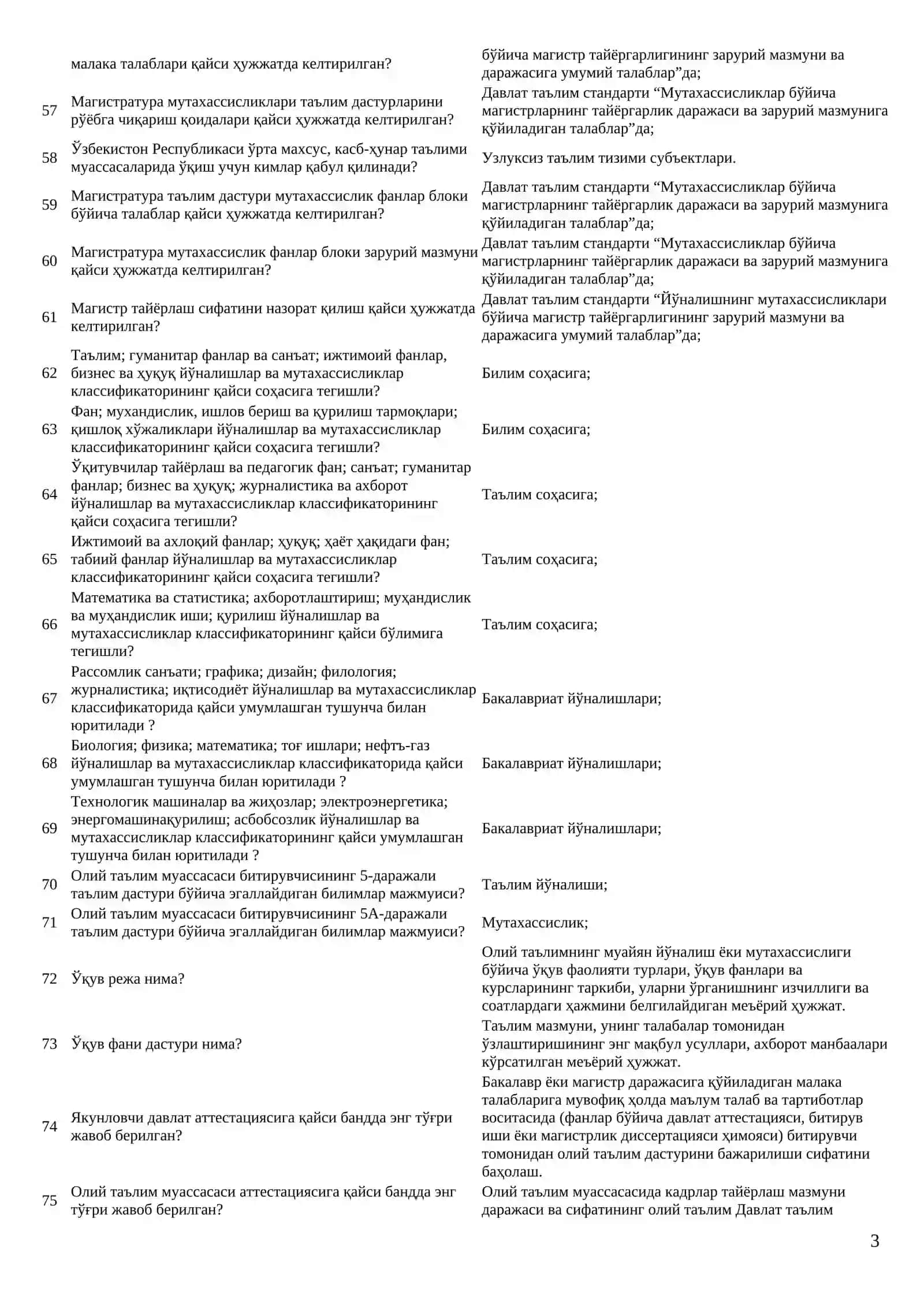 МЕЁРИЙ ТЕСТ ЖАВОБЛАРИ 3