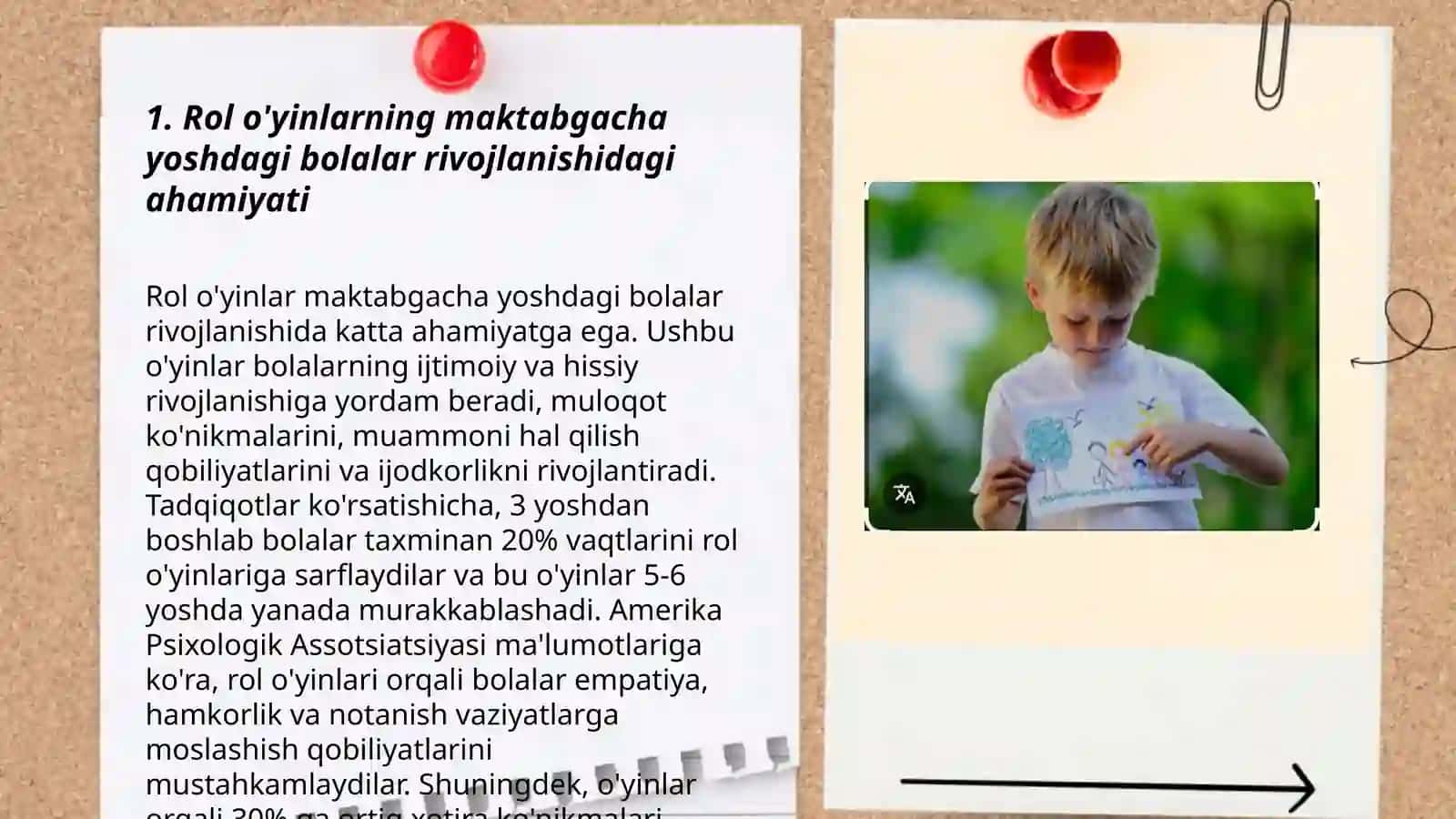 Rol o'yinlar va drammatizatsiya 3