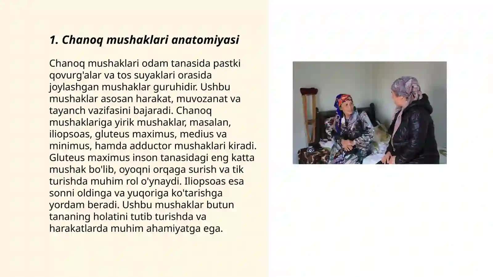 Chanoq Mushaklari 3