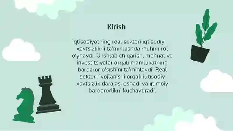 Iqtisodiy xavfsizlik va real sektor 3