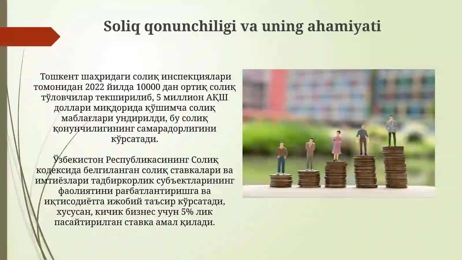 Jismoniy shaxslardan olinadigan solig'ining iqtisodiy mohiyati byudjet daromadlar ahamiyati 3