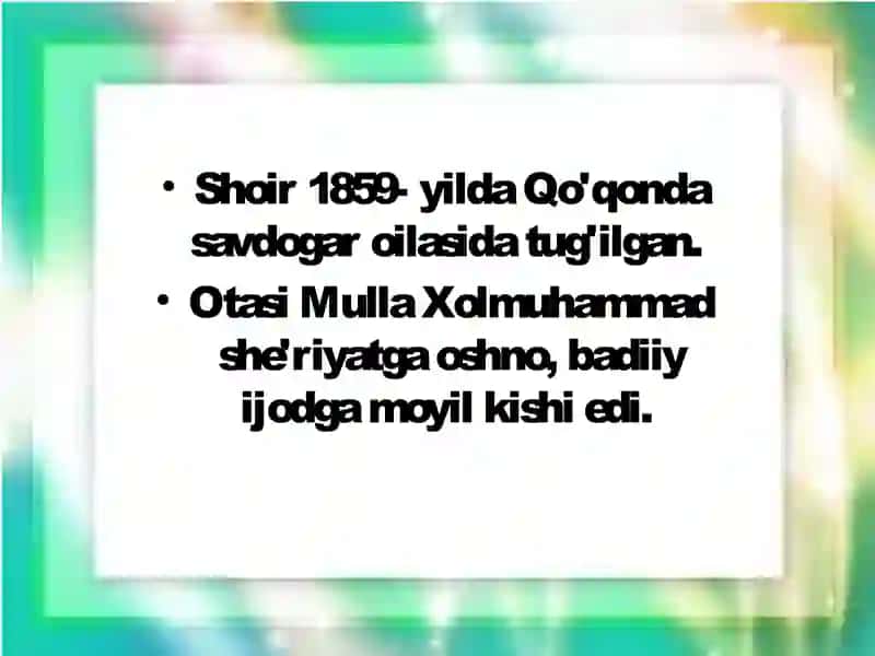 Zokirjon Xolmuhammad O'g'li Furqat 3