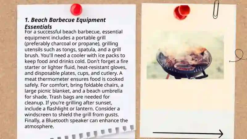 Beach Barbecue Equipment Essentials 3