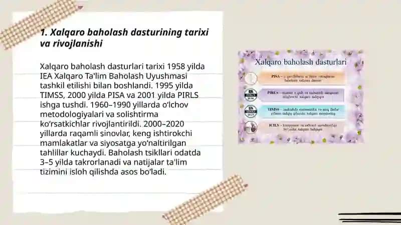 Xalqaro baholash dasturi 3