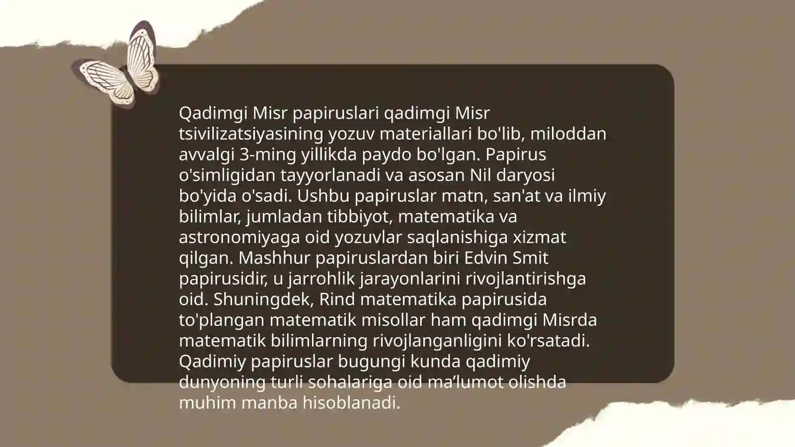 Qadimgi Misr papiruslari 3