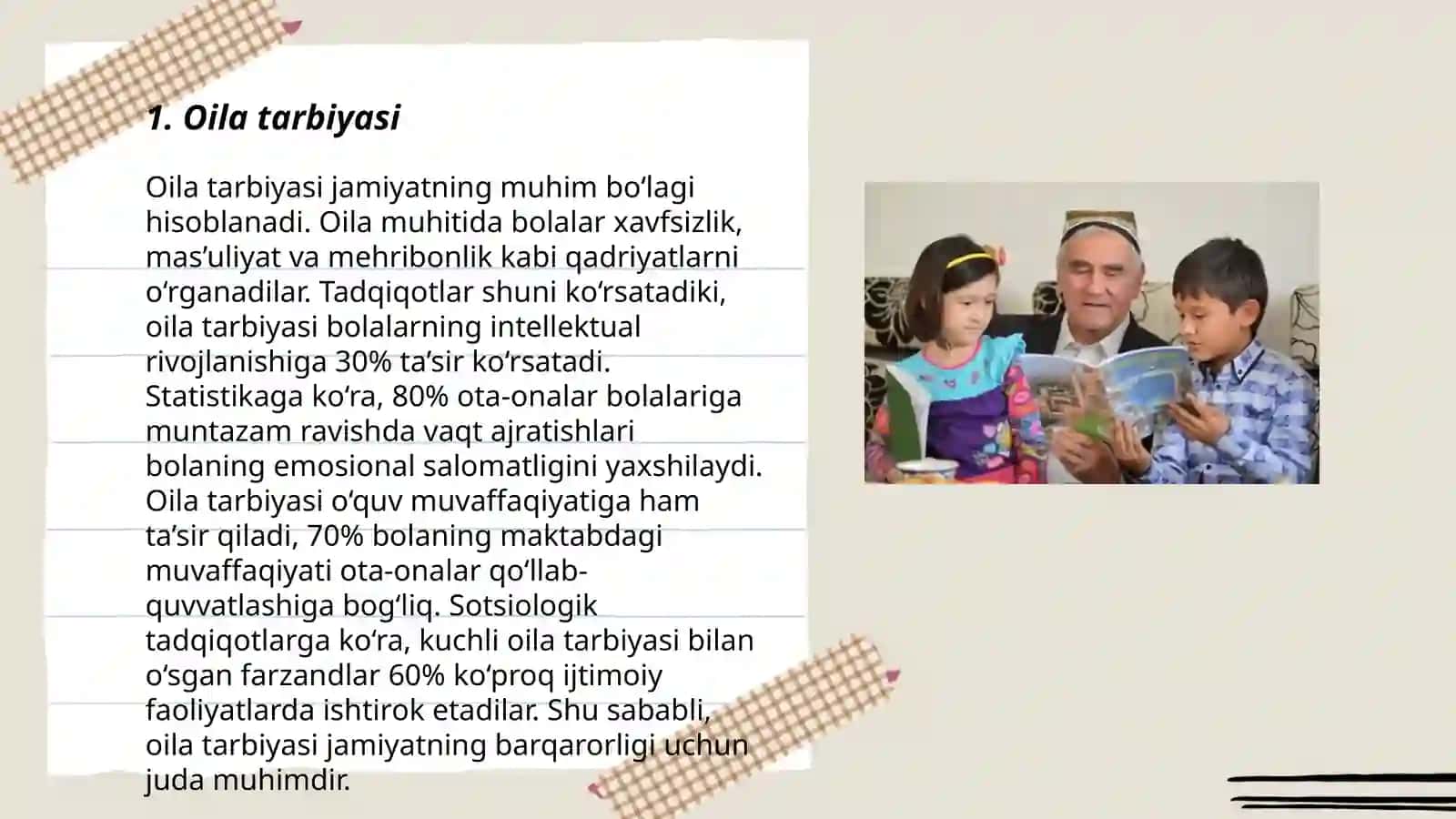 O'zbekona tarbiya tamoyillari 3
