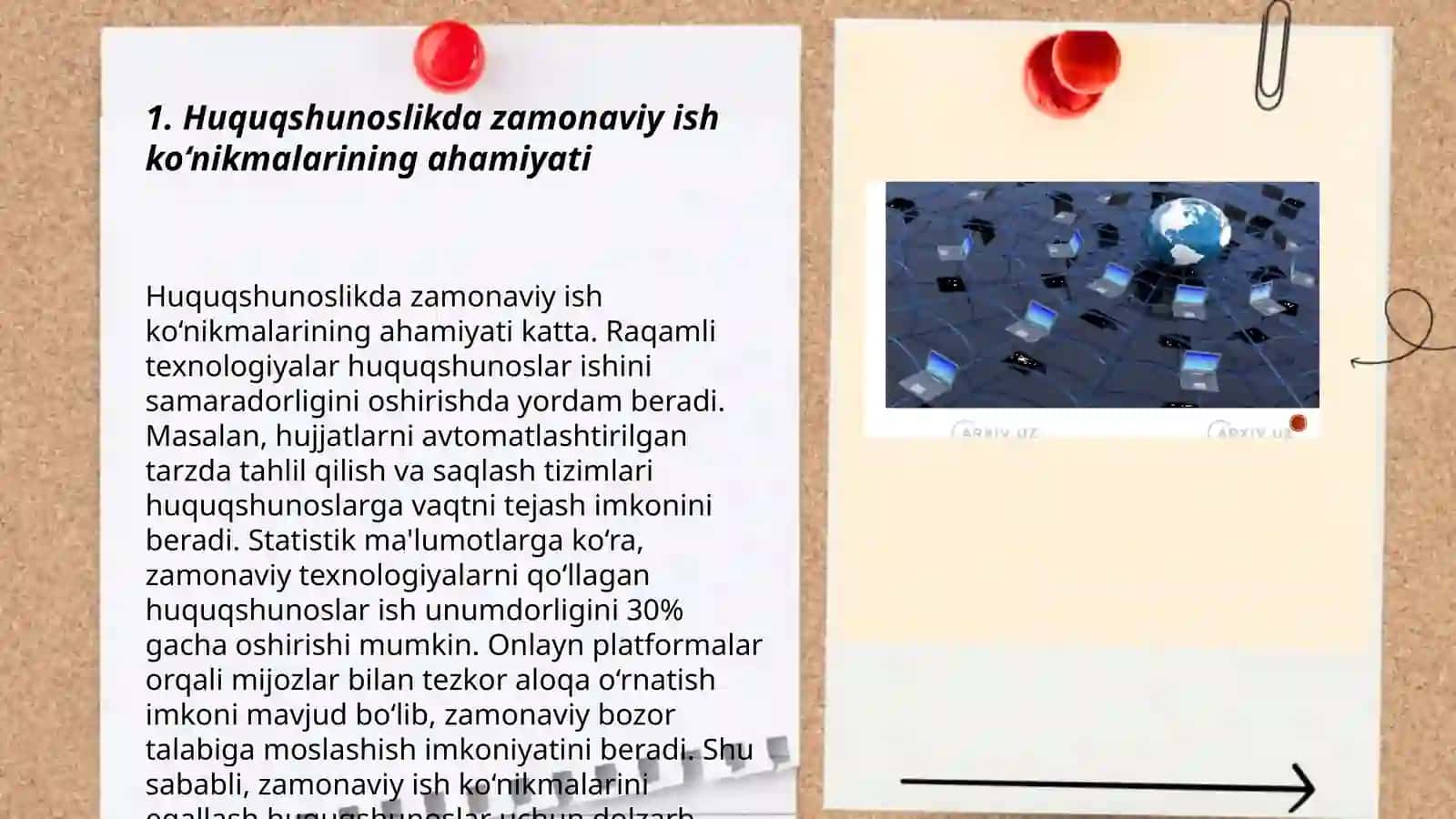 Huquqshunoslikda zamonaviy ish ko’nikmalari va kompetansiya ro’li 3
