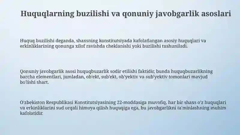 Huquqbuzarlik va yuridik javobgarlik 3
