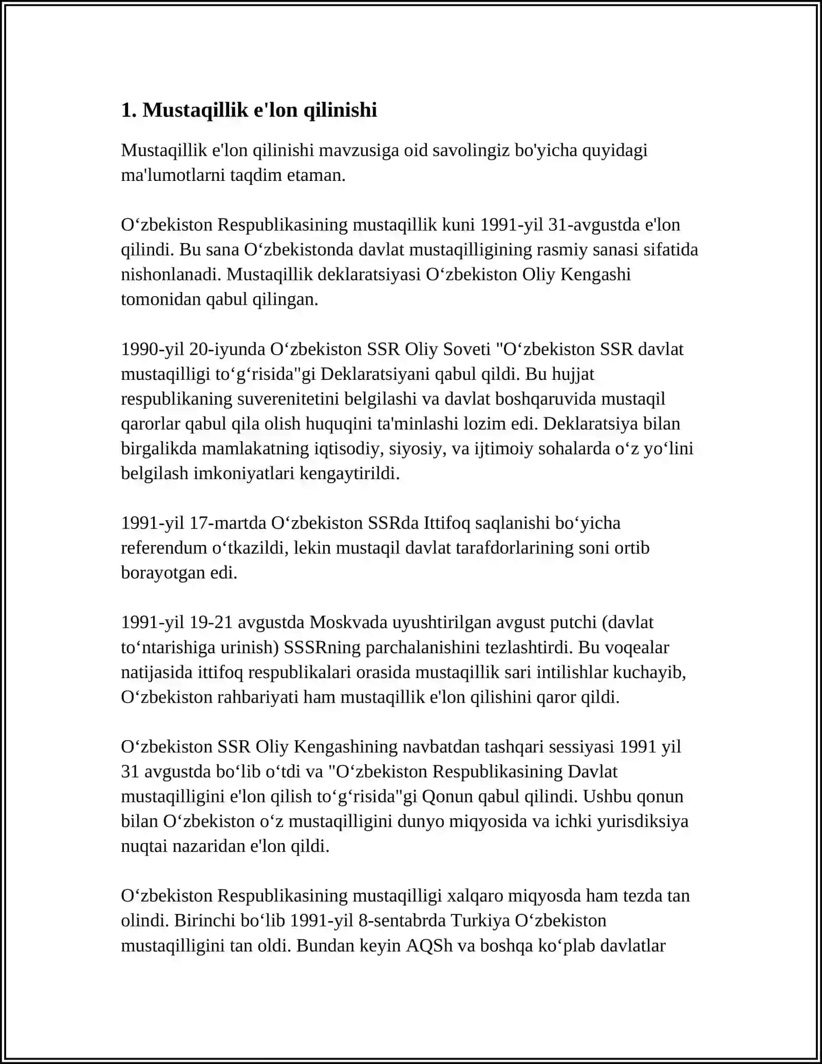 O‘zbekiston Mustaqiligi 3
