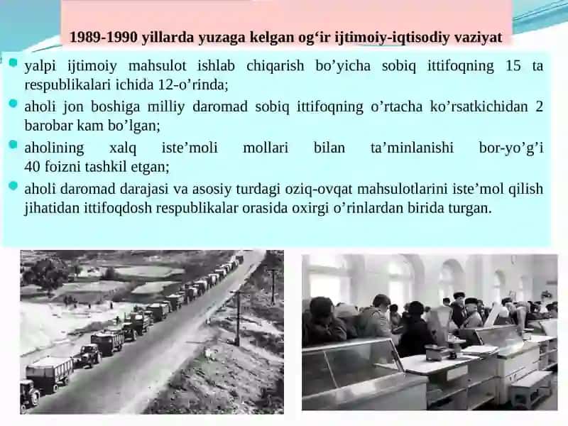 Mustaqil O‘zbekiston Respublikasi tashkil topishining tarixiy ahamiyati 3