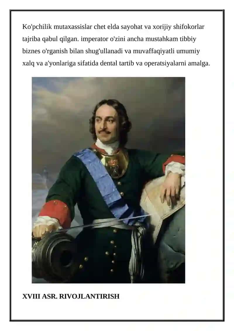 Rossiyada Tibbiyot Tarixi 3