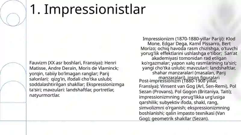 Fauvizm (XX asr boshlari, Fransiya) 3