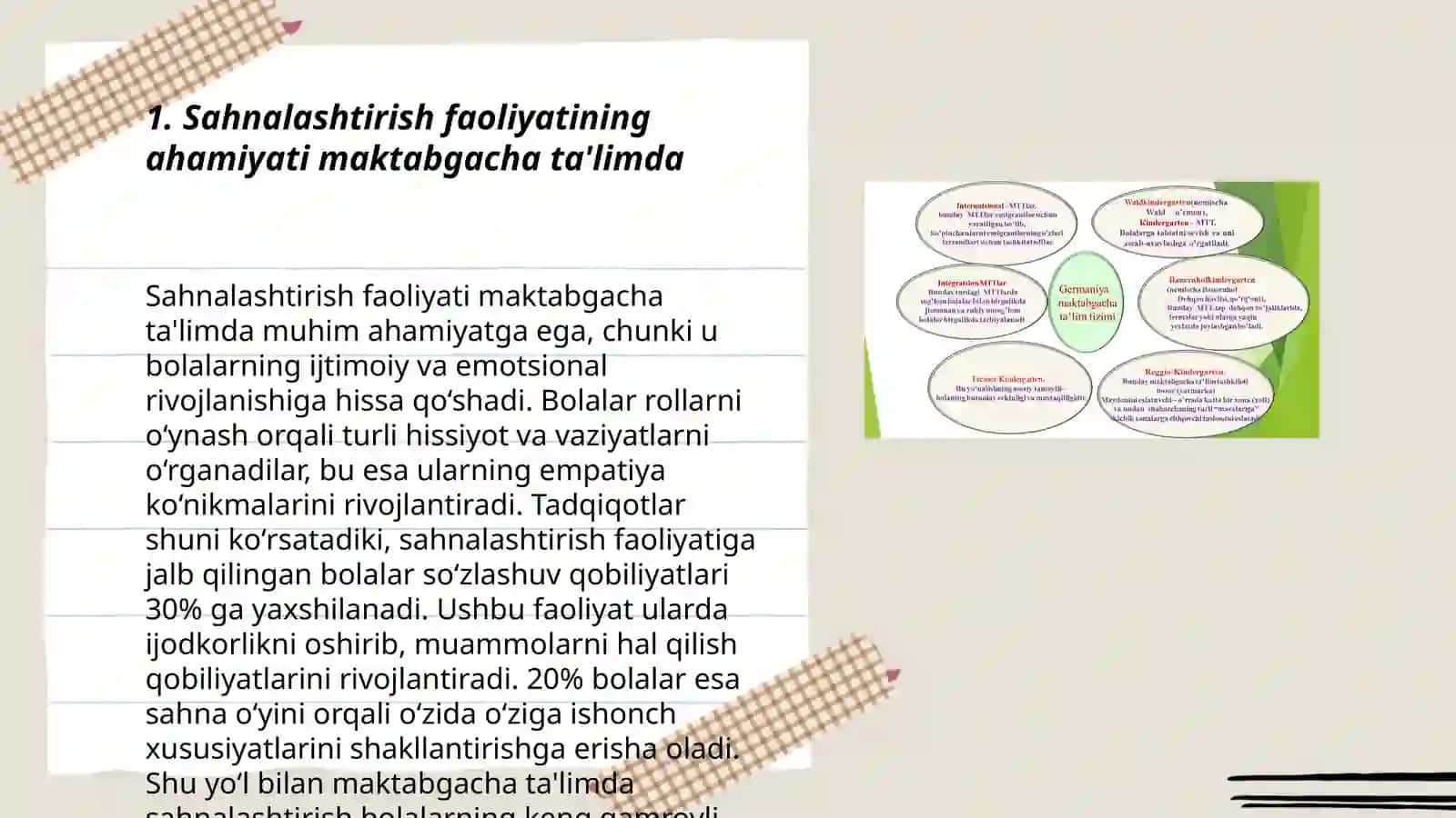 Maktabgacha ta'lim tashkilotlarida sahnalashtirish faolyatini tashkil qilish shakllari 3