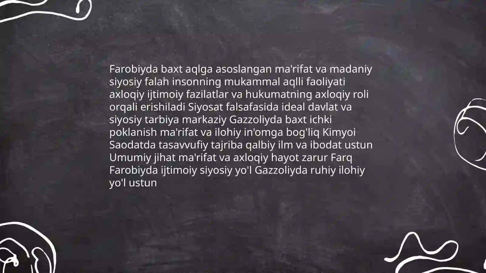 Abu Nasr Farobiy va Ĝazzoliyning falsafa ilmiga oid qarashlarini qiyosiy tahlil etish 3