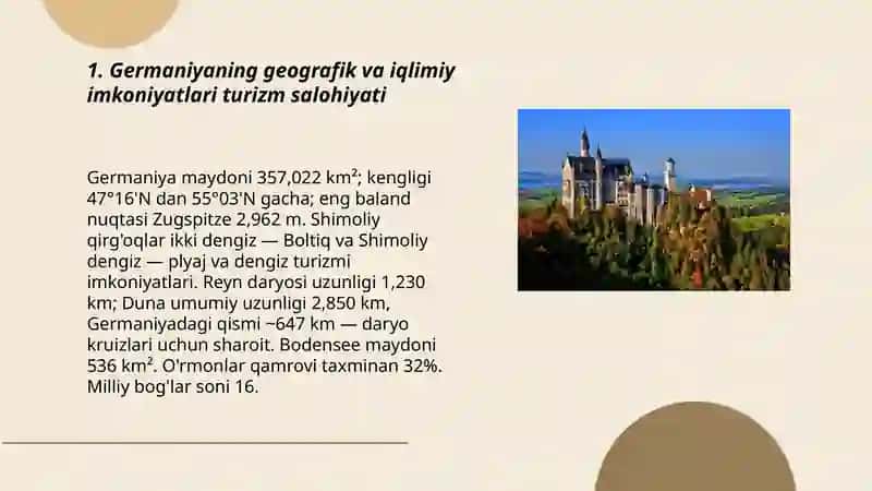 Germaniya turizm salohiyati 3