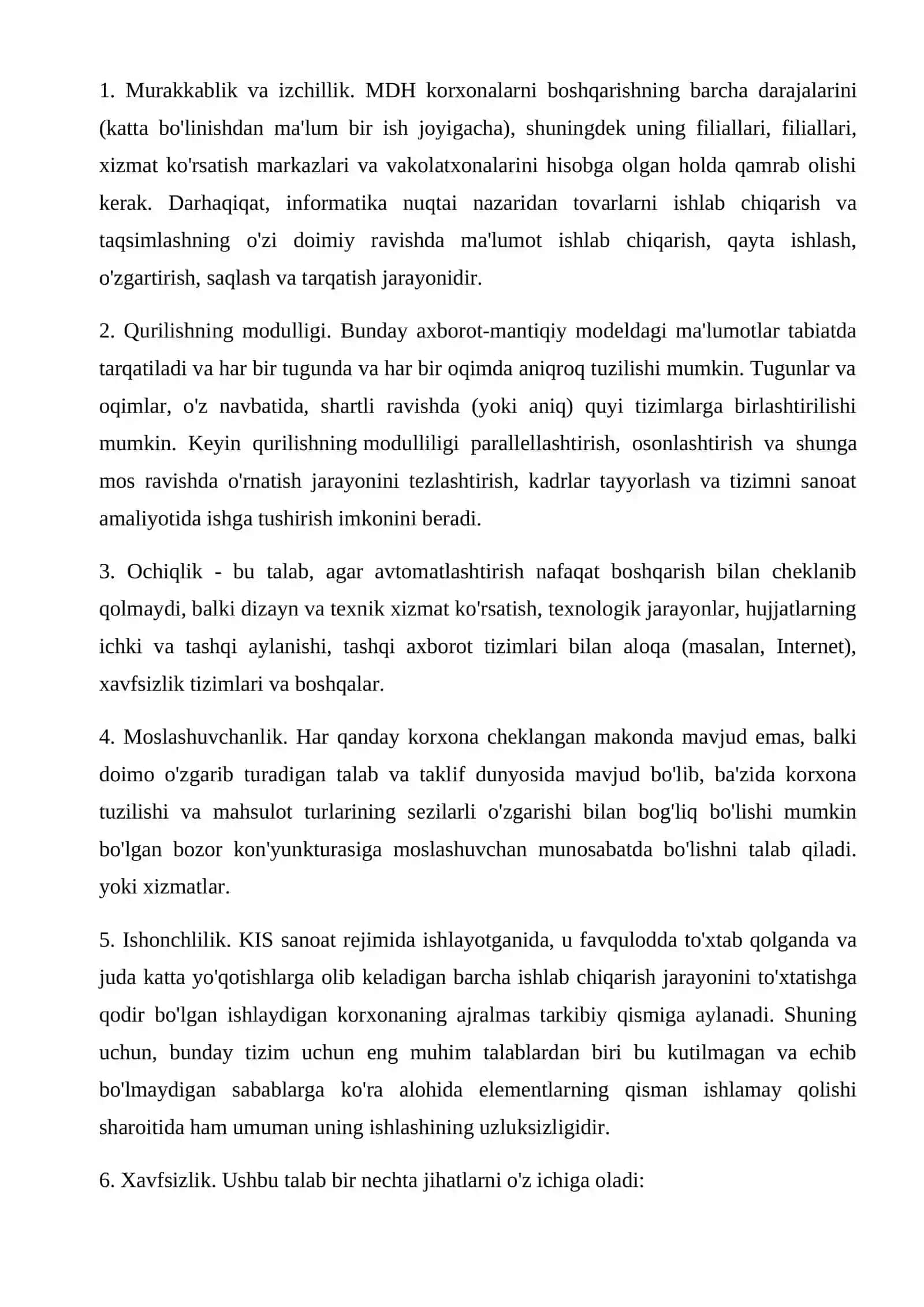 Korparativ axborot tizimlari 3