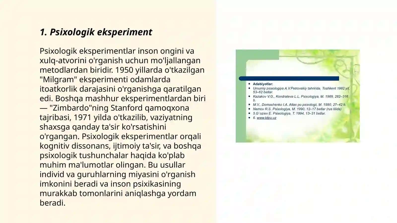 Hozirgi zamon pisxalogiyiasi tadqiqot metodlari 3