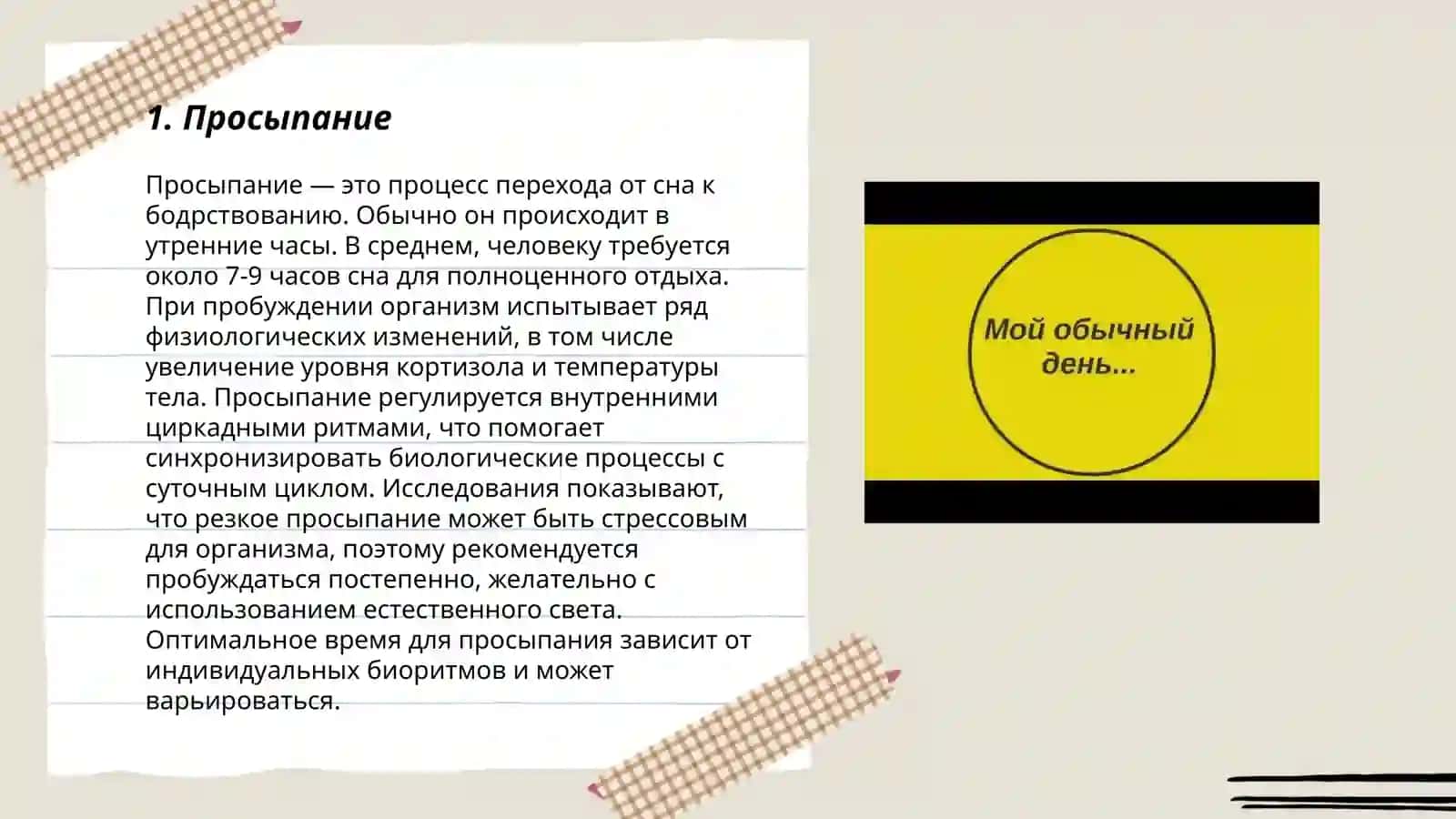 Мой обычный день 3