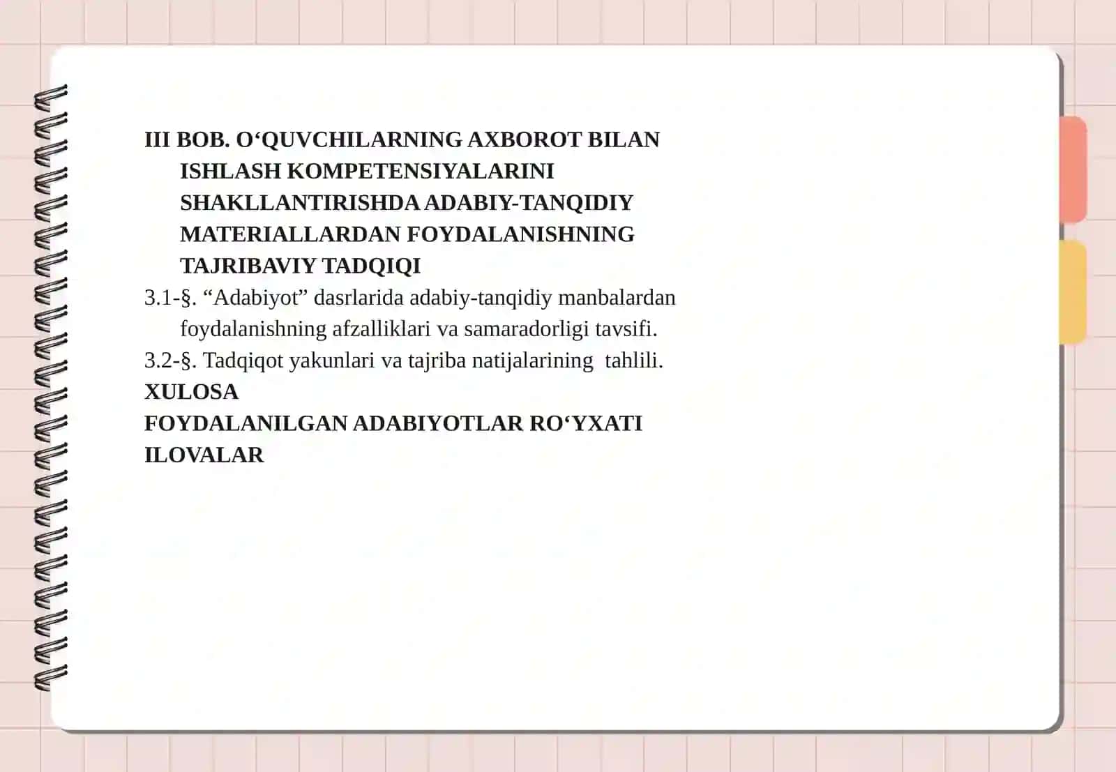 Oʻquvchilarning axborotlar bilan ishlash kompetensiyalarini shakllantirishda adabiy-tanqidiy materiallardan foydalanish metodikasi 3