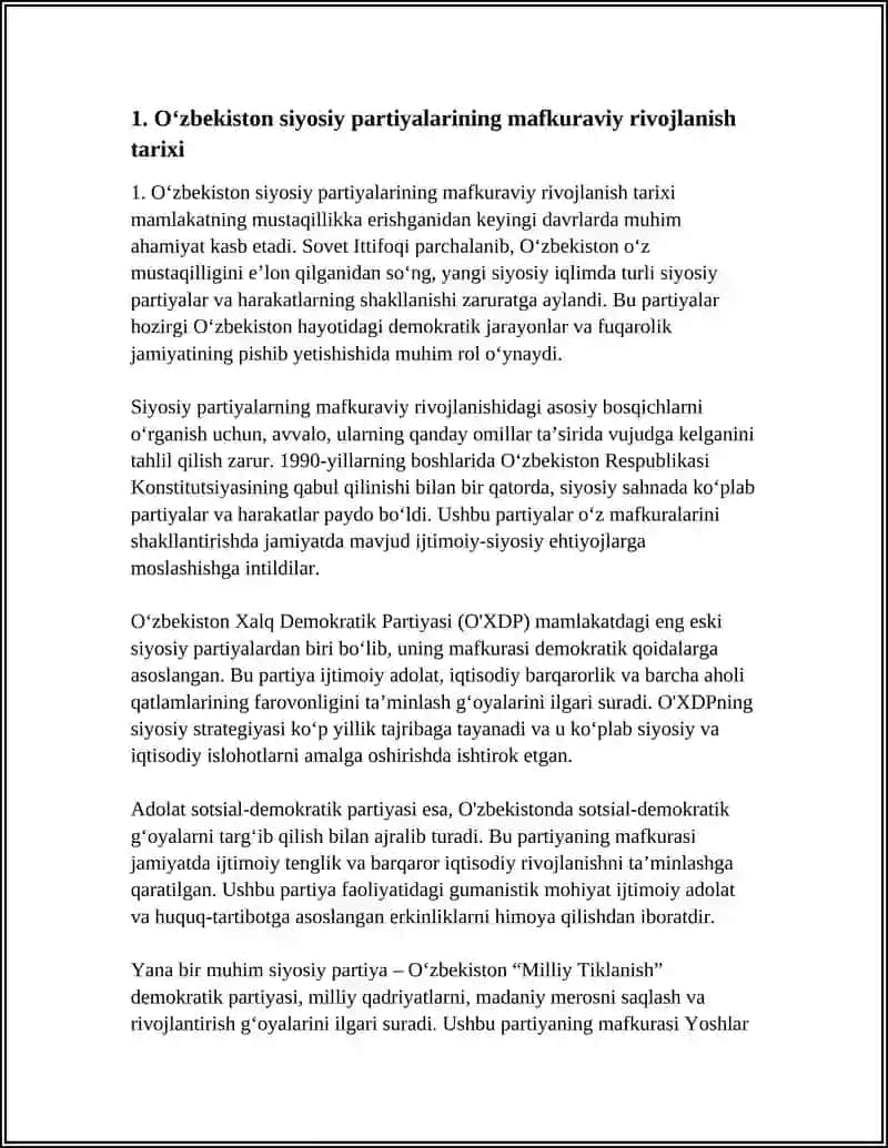 O‘zbekiston siyosiy partiyalarining mafkuraviy rivojlanishi 3