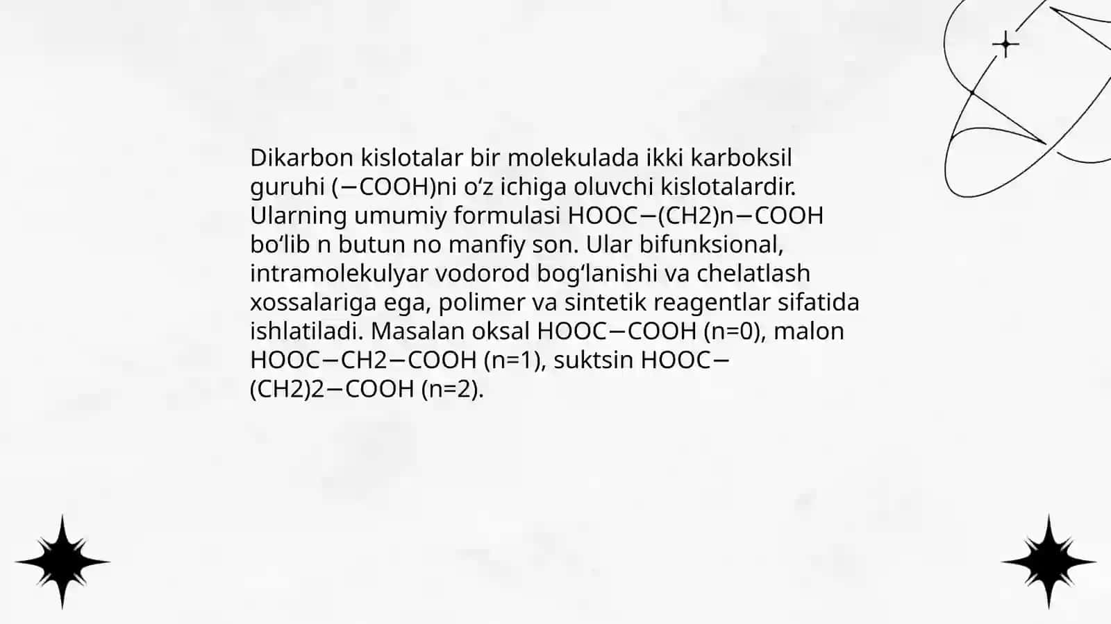 Dikarbon kislotalar 3