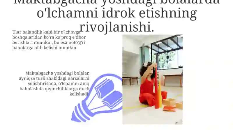 Maktabgacha yoshdagi bolalarning predmetlarning oʻlchamini idrok qilishning oʻziga xosligi 3