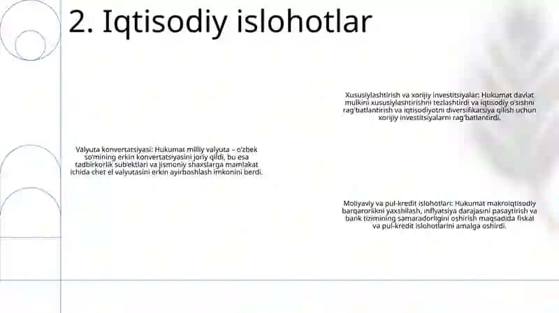 Yangi O'Zbekistonda Amalga Oshirilayotgan Islohotlar 3