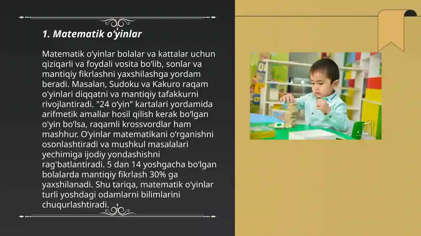 Matematik oʻyinlar 3