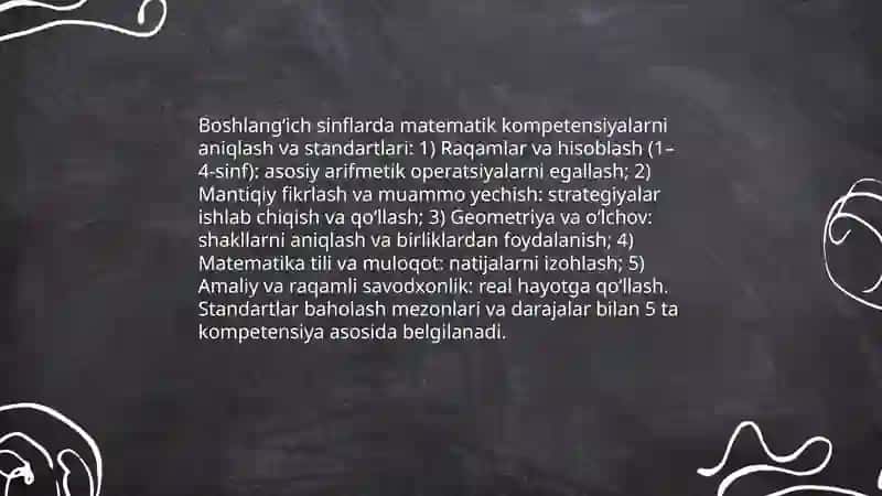 Boshlangʻich sinflarda matematikaga kompetension yondashuv 3
