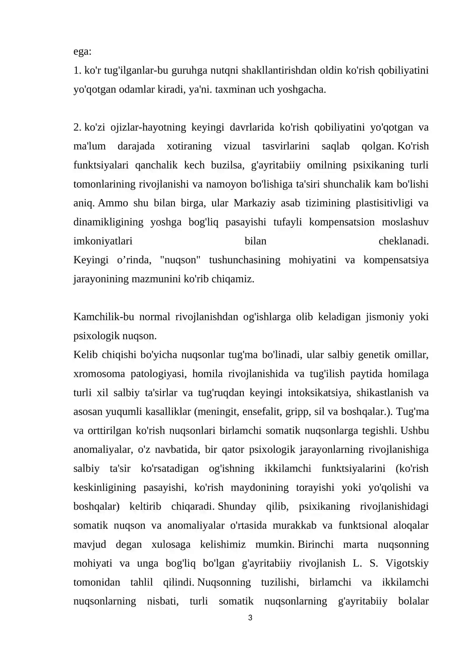 KO'ZI OJIZ O'QUVCHILAR XARAKTERINING O'ZIGA XOS PSIXOLOGIK XUSUSIYATLARINING NAZARIY-METODOLOGIK ASOSLARI 3