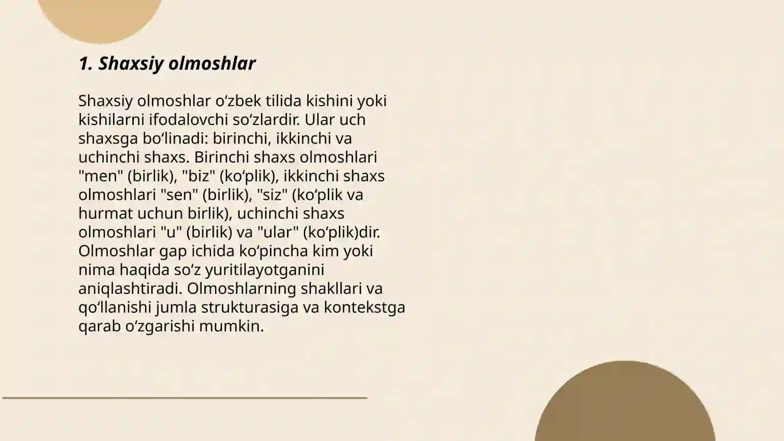 Pronouns 3