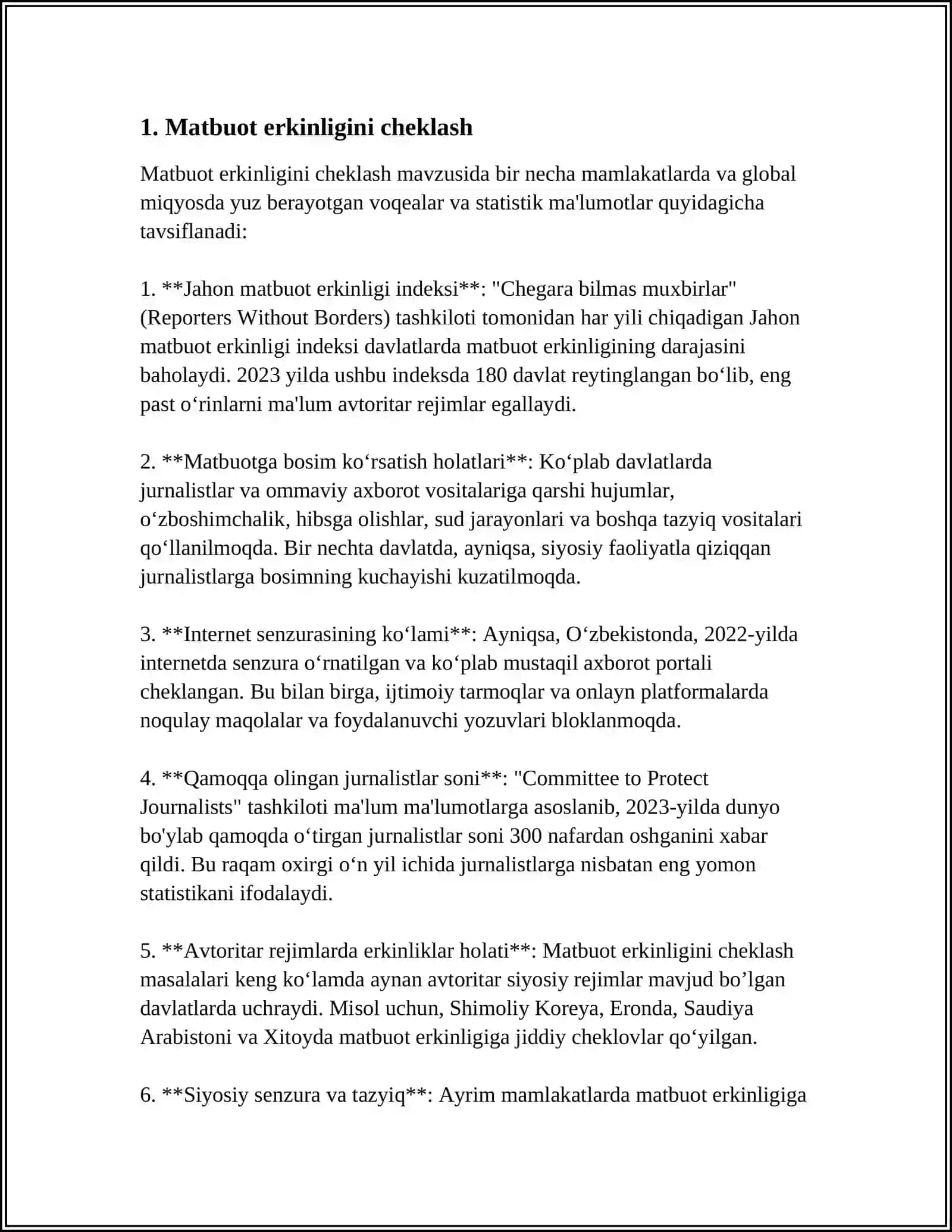 OZODLIKNI CHEKLASH 3