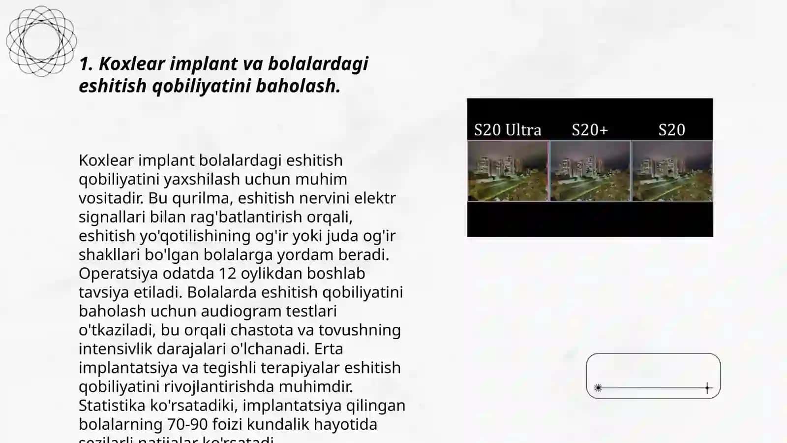 Koxlear implantli bolalar eshituv nutqiy idroki xamda nutqiy rivojlanish darajasini aniqlash uchun uyinlar 3